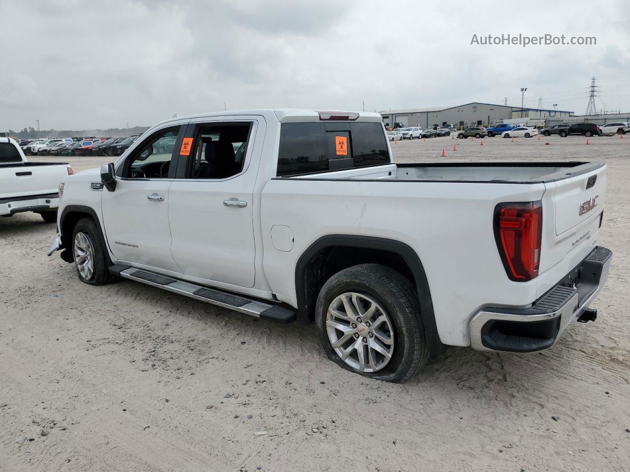 2020 Gmc Sierra C1500 Slt White vin: 3GTP8DED1LG329607