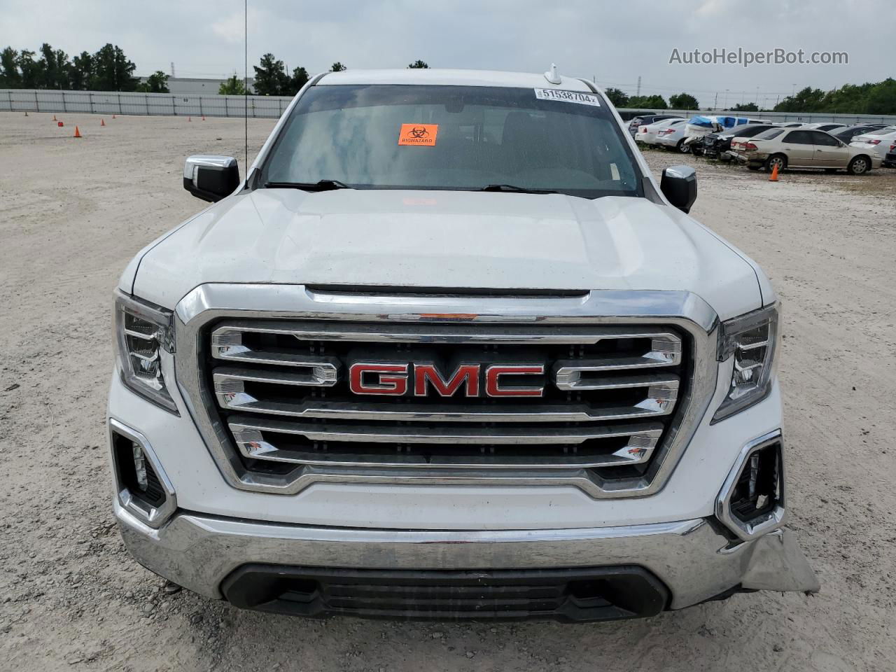 2020 Gmc Sierra C1500 Slt White vin: 3GTP8DED1LG329607