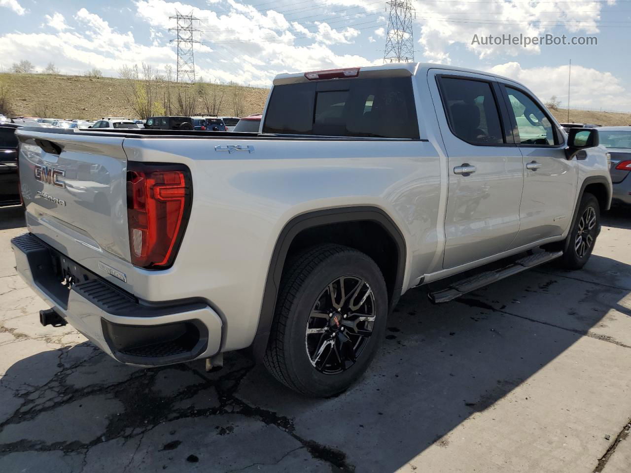 2020 Gmc Sierra K1500 Elevation Silver vin: 3GTP9CEK5LG399035