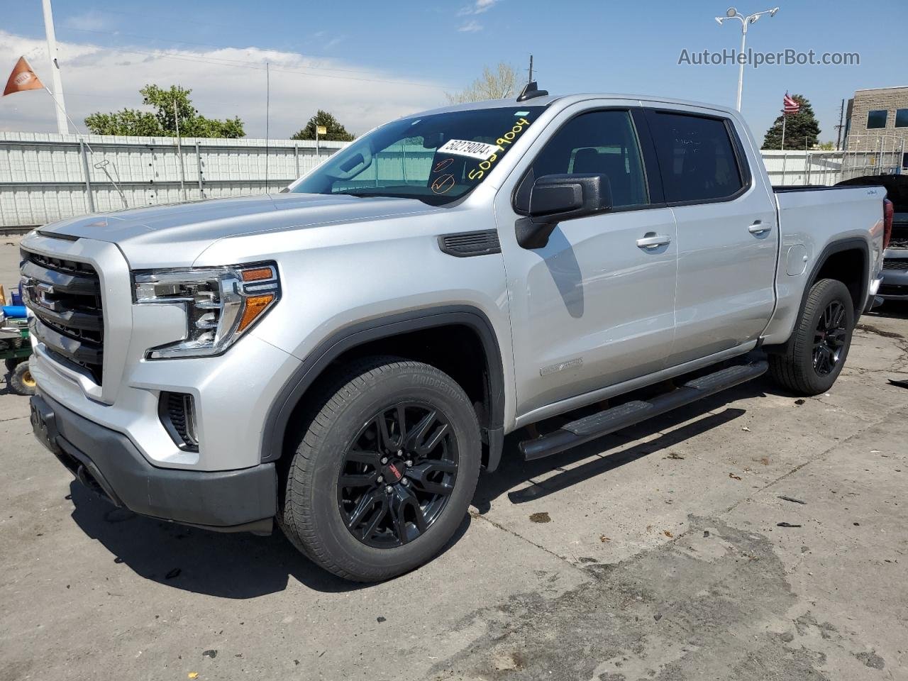 2020 Gmc Sierra K1500 Elevation Silver vin: 3GTP9CEK5LG399035