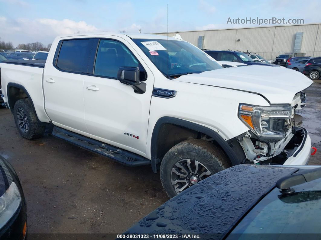 2020 Gmc Sierra 1500 4wd  Short Box At4 White vin: 3GTP9EED0LG146315