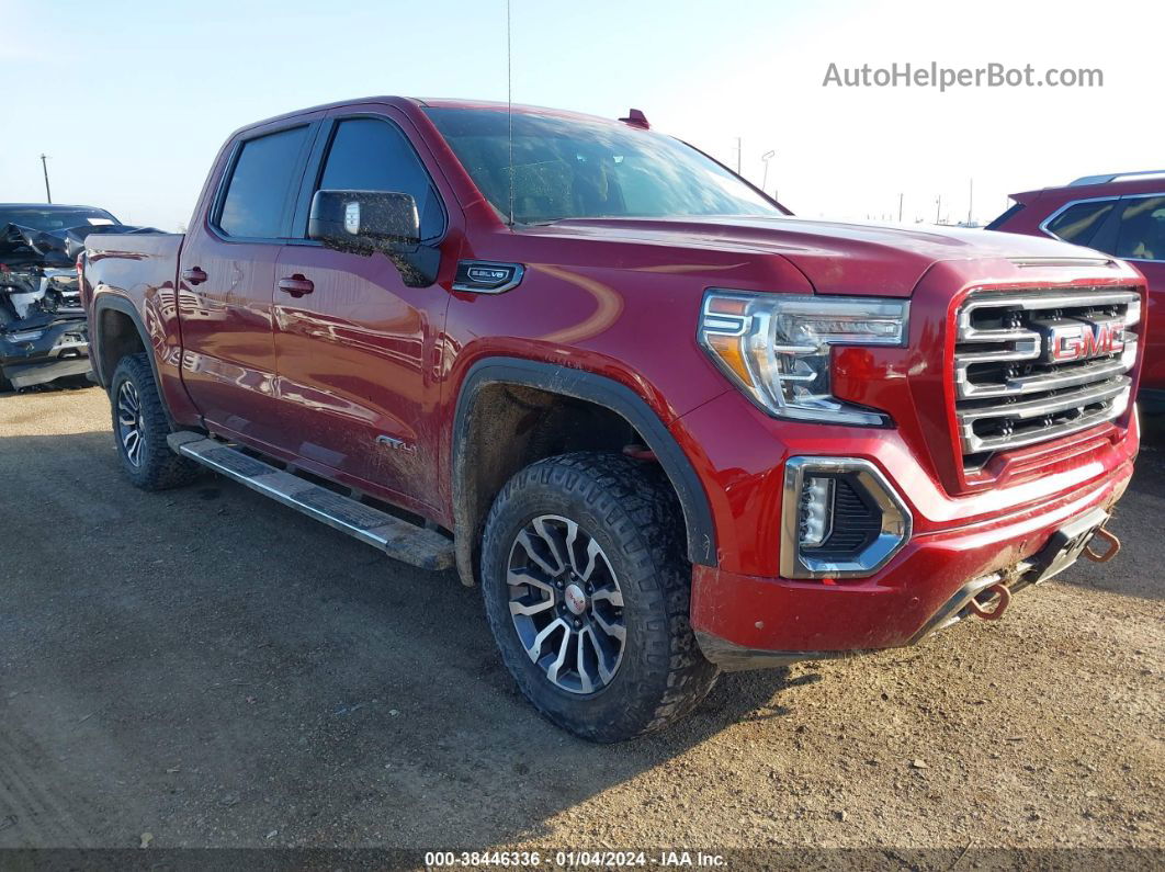 2020 Gmc Sierra 1500 4wd  Short Box At4 Burgundy vin: 3GTP9EED2LG221953