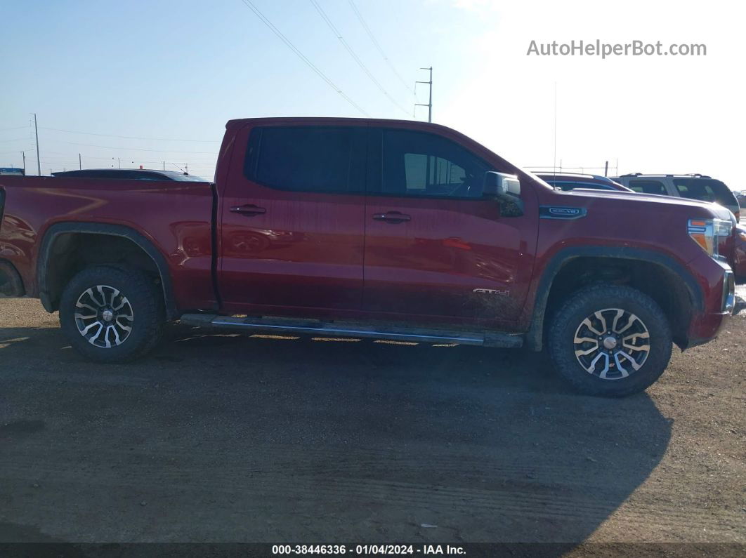 2020 Gmc Sierra 1500 4wd  Short Box At4 Burgundy vin: 3GTP9EED2LG221953