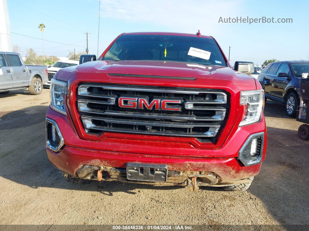 2020 Gmc Sierra 1500 4wd  Short Box At4 Burgundy vin: 3GTP9EED2LG221953