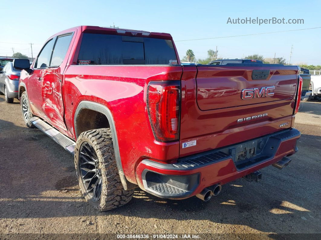 2020 Gmc Sierra 1500 4wd  Short Box At4 Burgundy vin: 3GTP9EED2LG221953