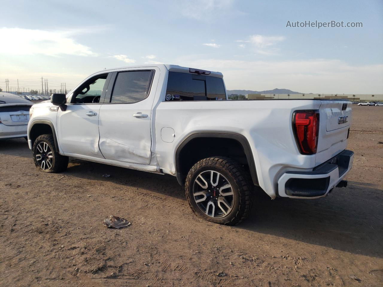 2020 Gmc Sierra K1500 At4 White vin: 3GTP9EEL6LG263274