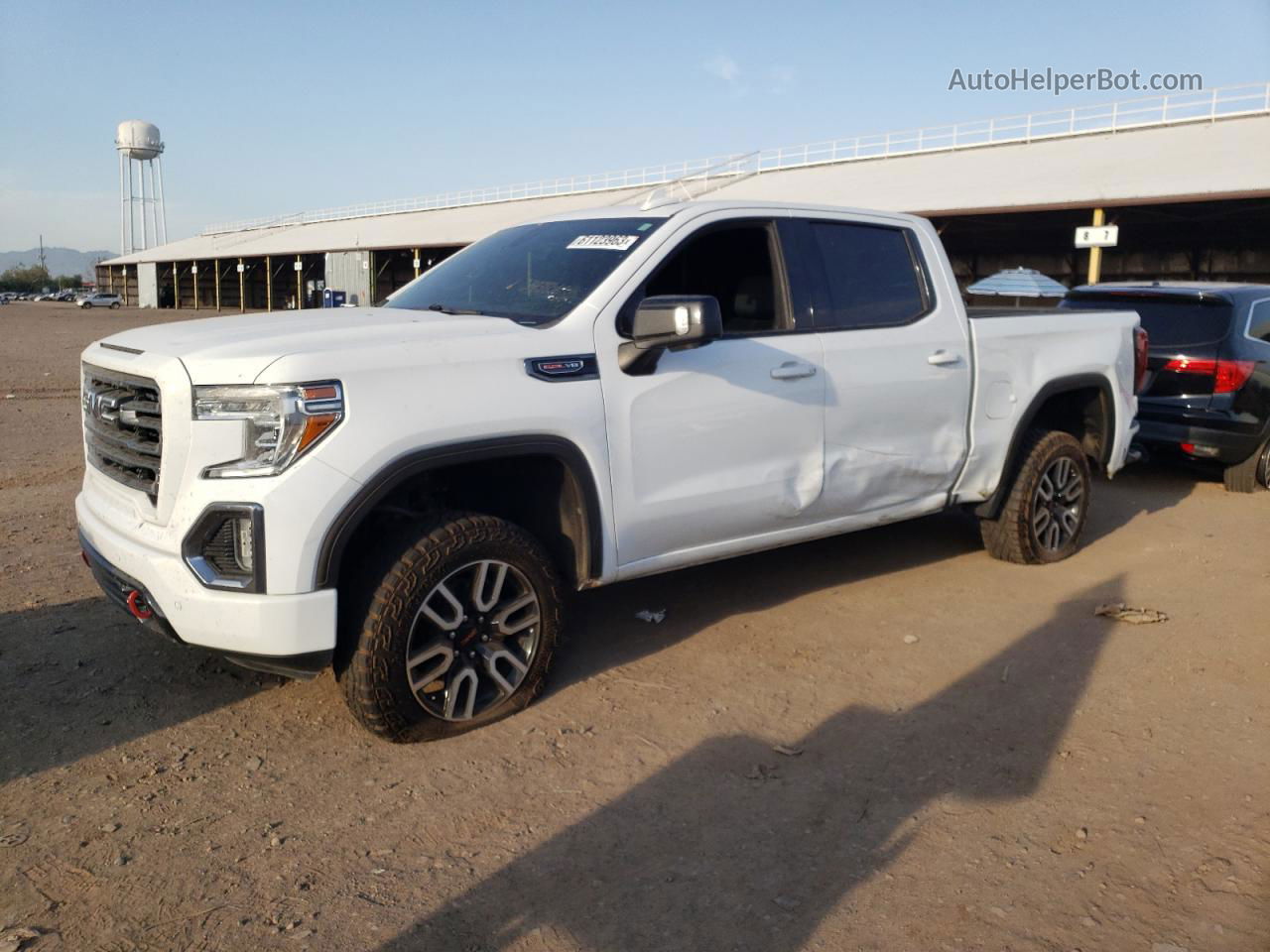 2020 Gmc Sierra K1500 At4 White vin: 3GTP9EEL6LG263274