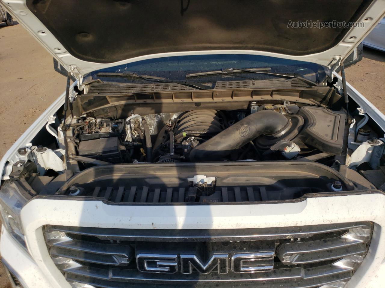 2020 Gmc Sierra K1500 At4 White vin: 3GTP9EEL6LG263274