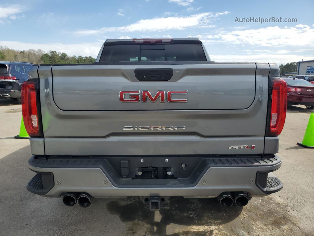 2020 Gmc Sierra K1500 At4 Gray vin: 3GTP9EEL8LG193437