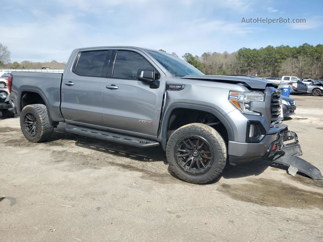 2020 Gmc Sierra K1500 At4 Gray vin: 3GTP9EEL8LG193437