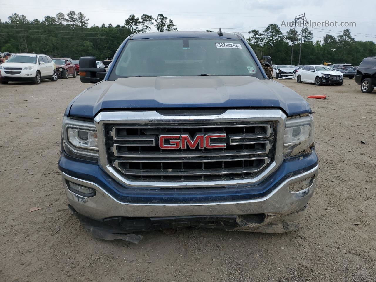 2016 Gmc Sierra C1500 Sle Синий vin: 3GTU1MEC2GG285041