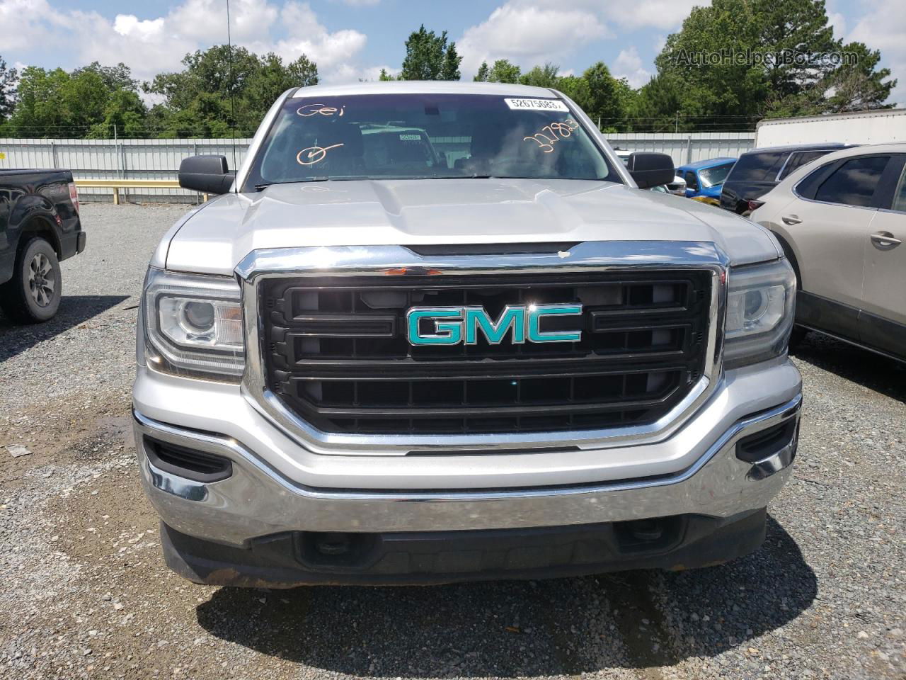 2016 Gmc Sierra K1500 Silver vin: 3GTU2LEC3GG327823