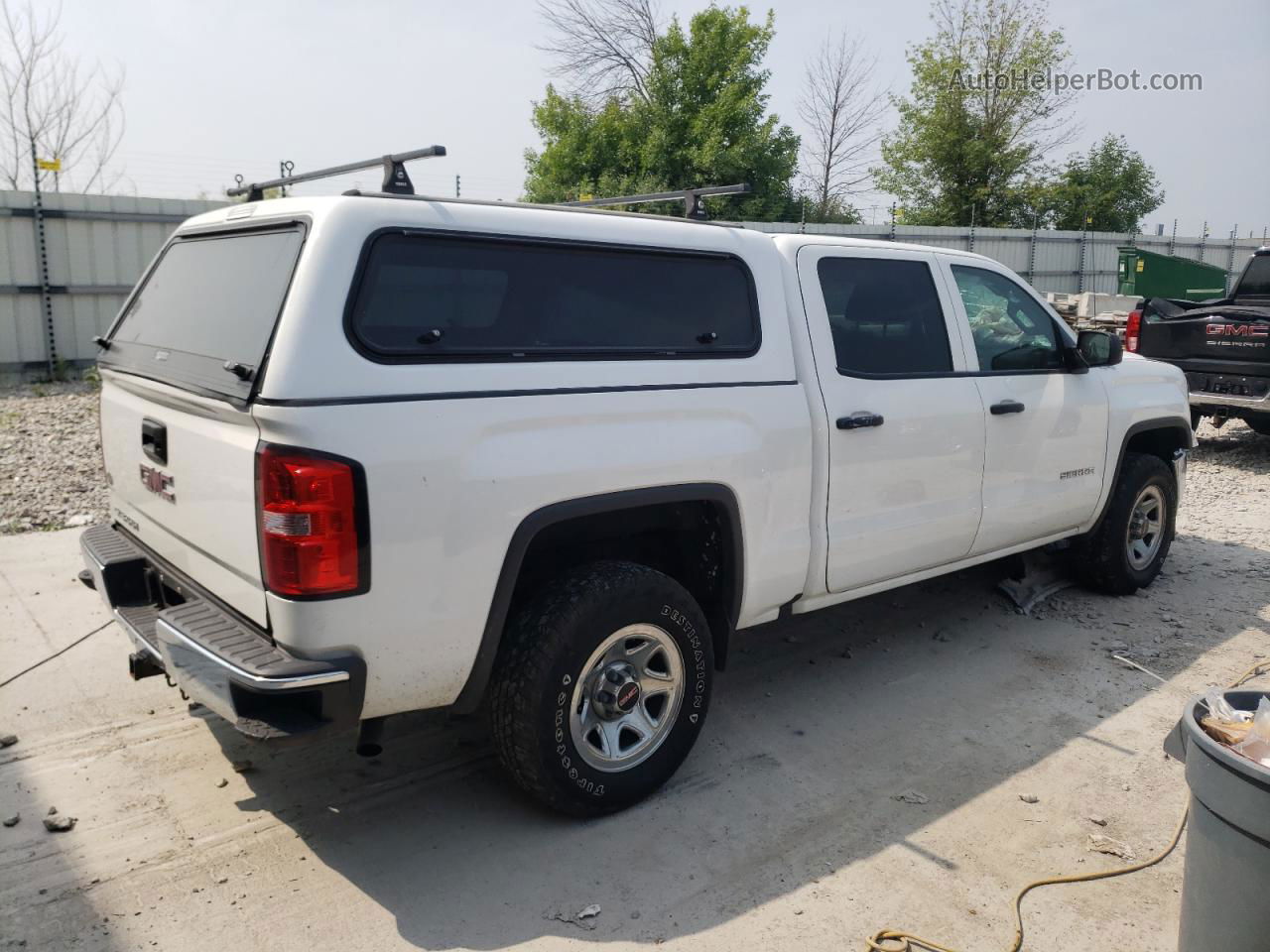 2016 Gmc Sierra K1500 White vin: 3GTU2LEC6GG171776