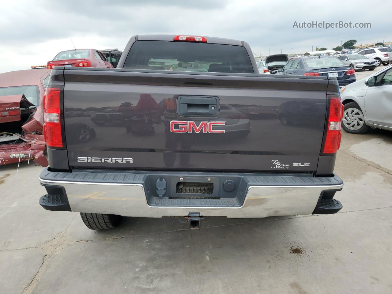 2016 Gmc Sierra K1500 Sle Charcoal vin: 3GTU2MEC0GG183928