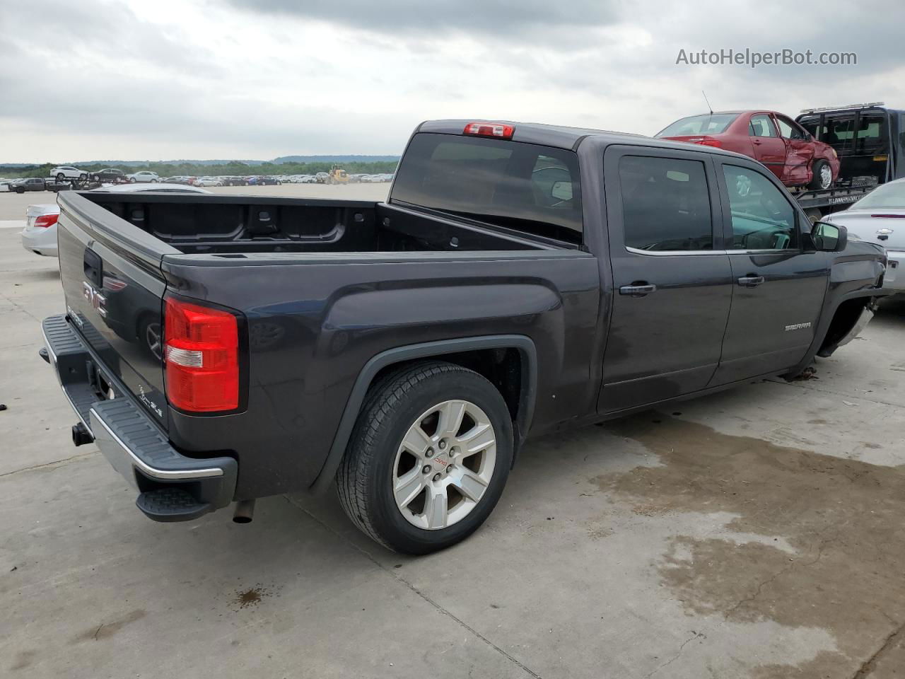 2016 Gmc Sierra K1500 Sle Charcoal vin: 3GTU2MEC0GG183928