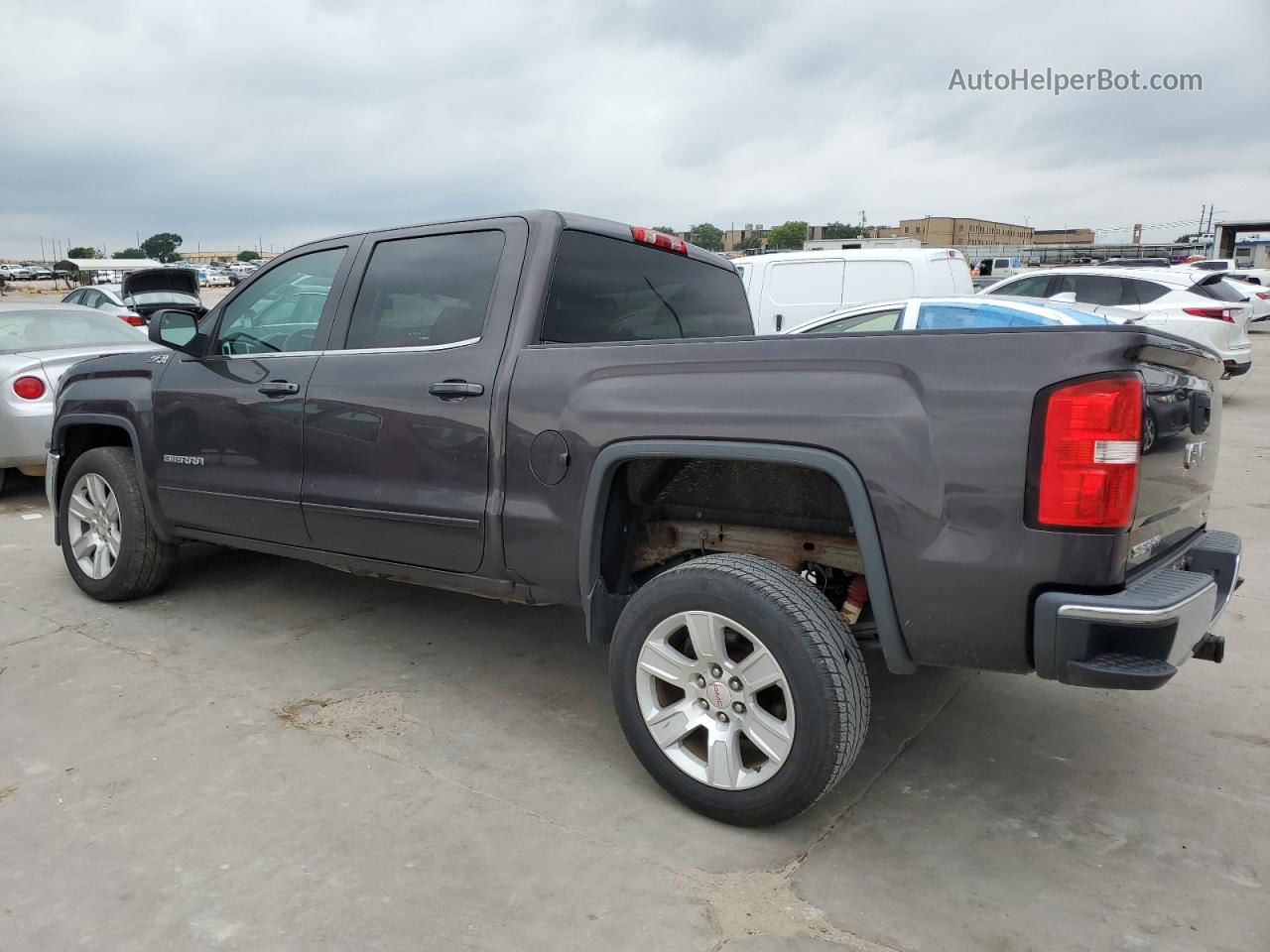 2016 Gmc Sierra K1500 Sle Charcoal vin: 3GTU2MEC0GG183928