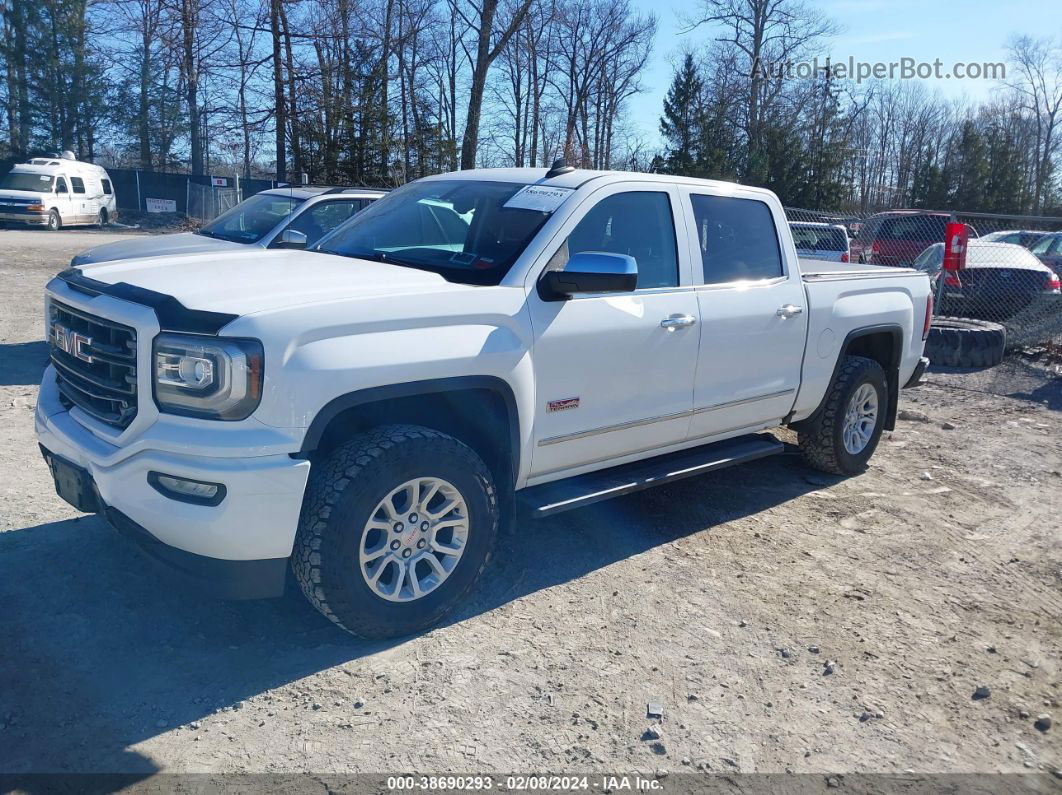 2016 Gmc Sierra 1500 Sle White vin: 3GTU2MEC0GG271104