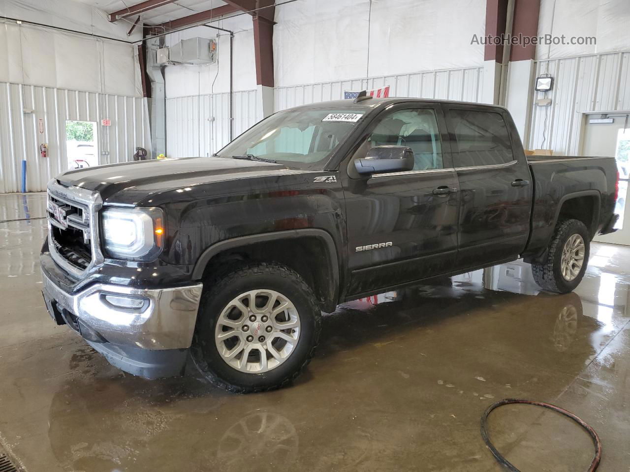 2016 Gmc Sierra K1500 Sle Black vin: 3GTU2MEC0GG317188