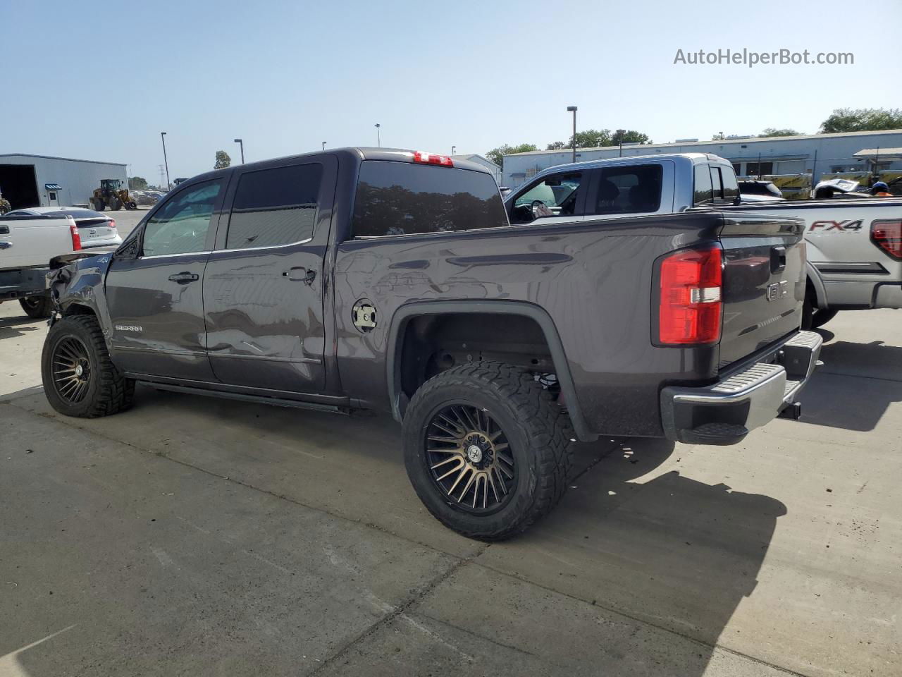 2016 Gmc Sierra K1500 Sle Charcoal vin: 3GTU2MEC1GG210957