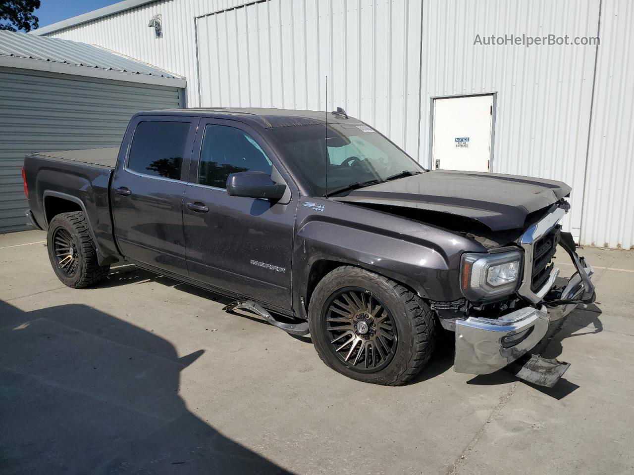 2016 Gmc Sierra K1500 Sle Charcoal vin: 3GTU2MEC1GG210957