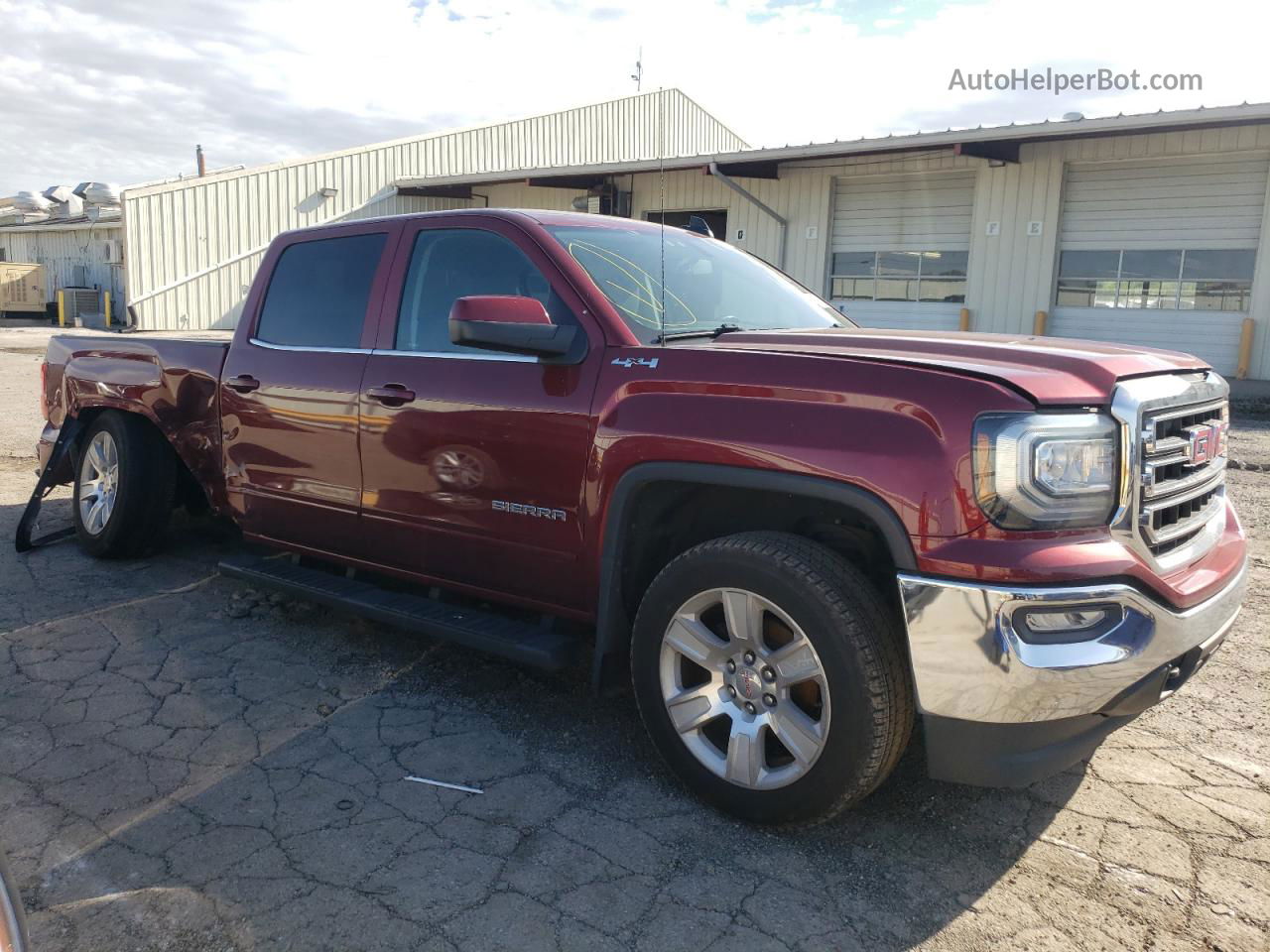 2016 Gmc Sierra K1500 Sle Красный vin: 3GTU2MEC3GG340884