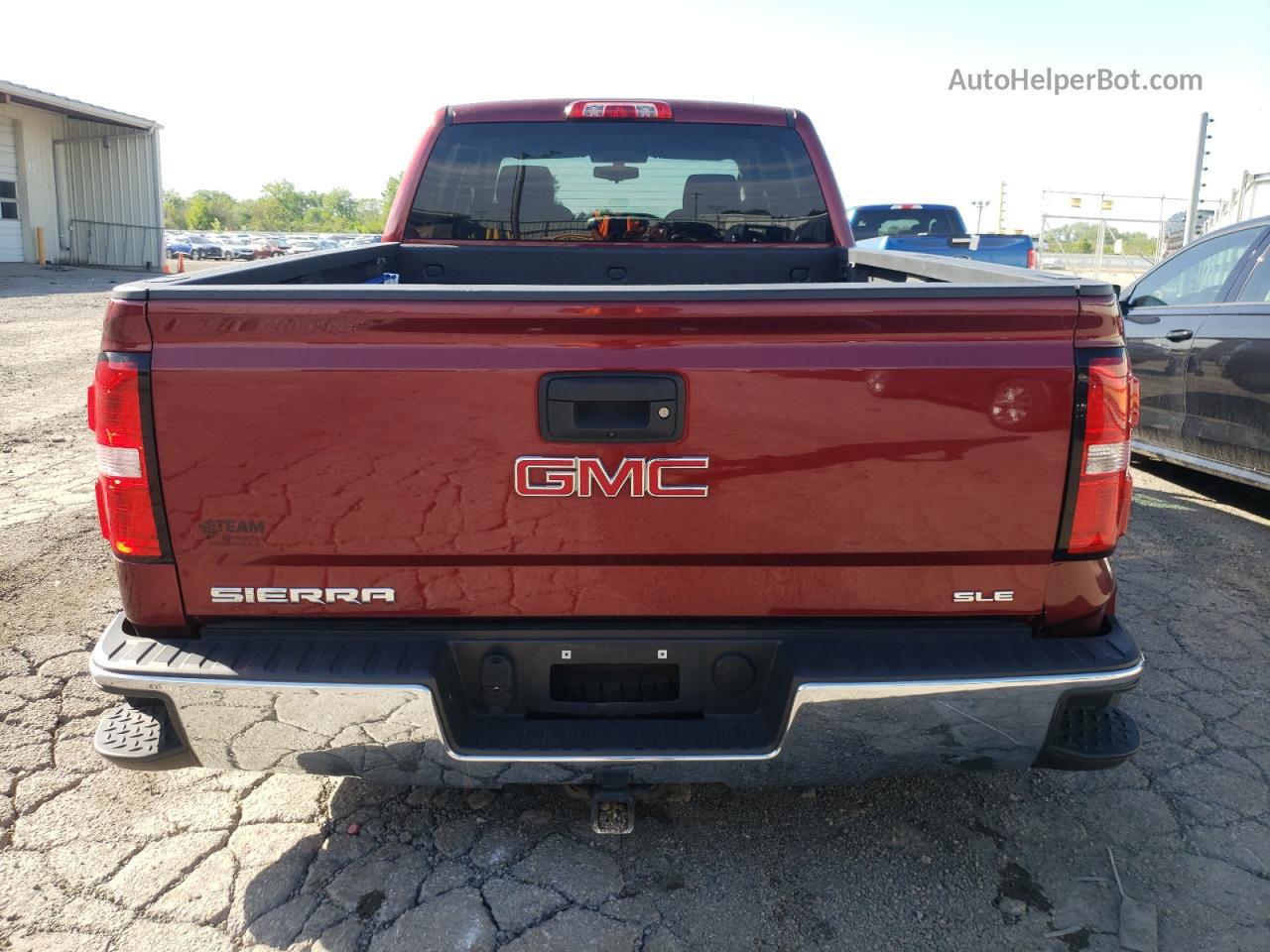 2016 Gmc Sierra K1500 Sle Red vin: 3GTU2MEC3GG340884