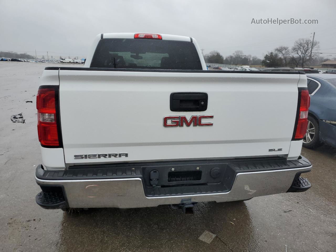 2016 Gmc Sierra K1500 Sle White vin: 3GTU2MEC4GG104633