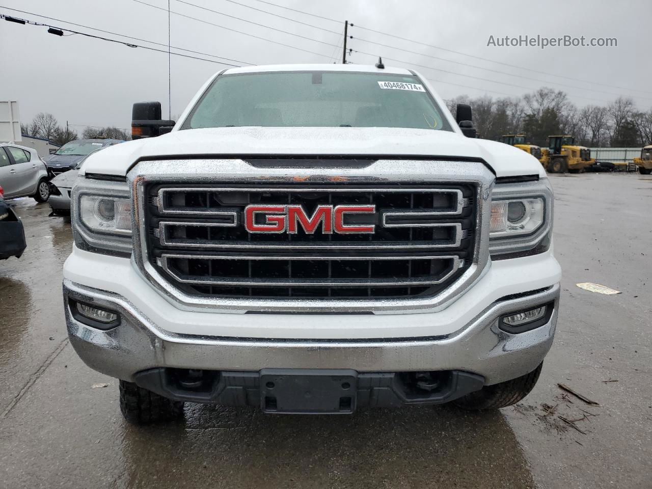 2016 Gmc Sierra K1500 Sle White vin: 3GTU2MEC4GG104633