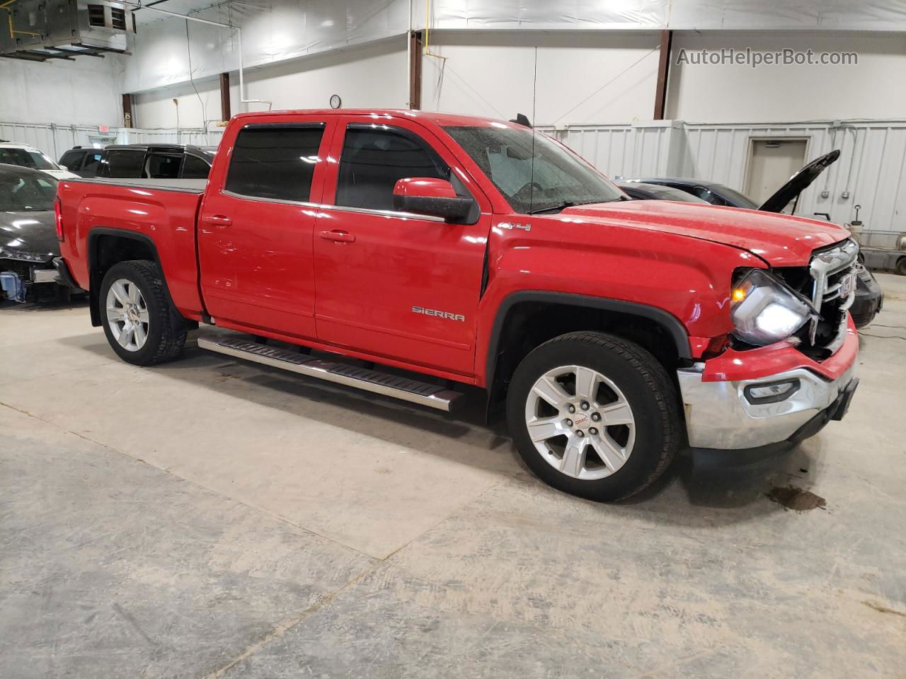 2016 Gmc Sierra K1500 Sle Red vin: 3GTU2MEC4GG121061