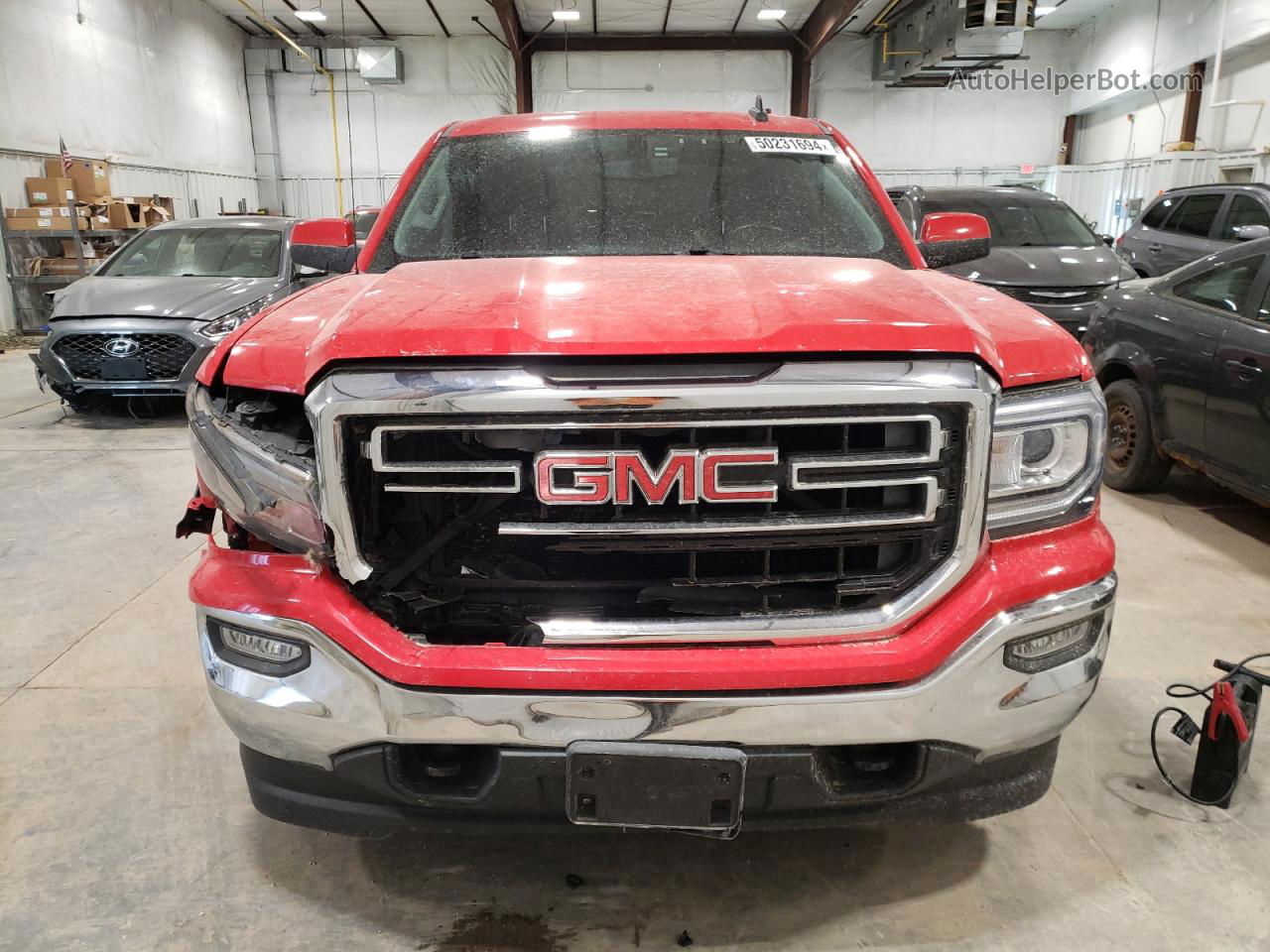 2016 Gmc Sierra K1500 Sle Red vin: 3GTU2MEC4GG121061