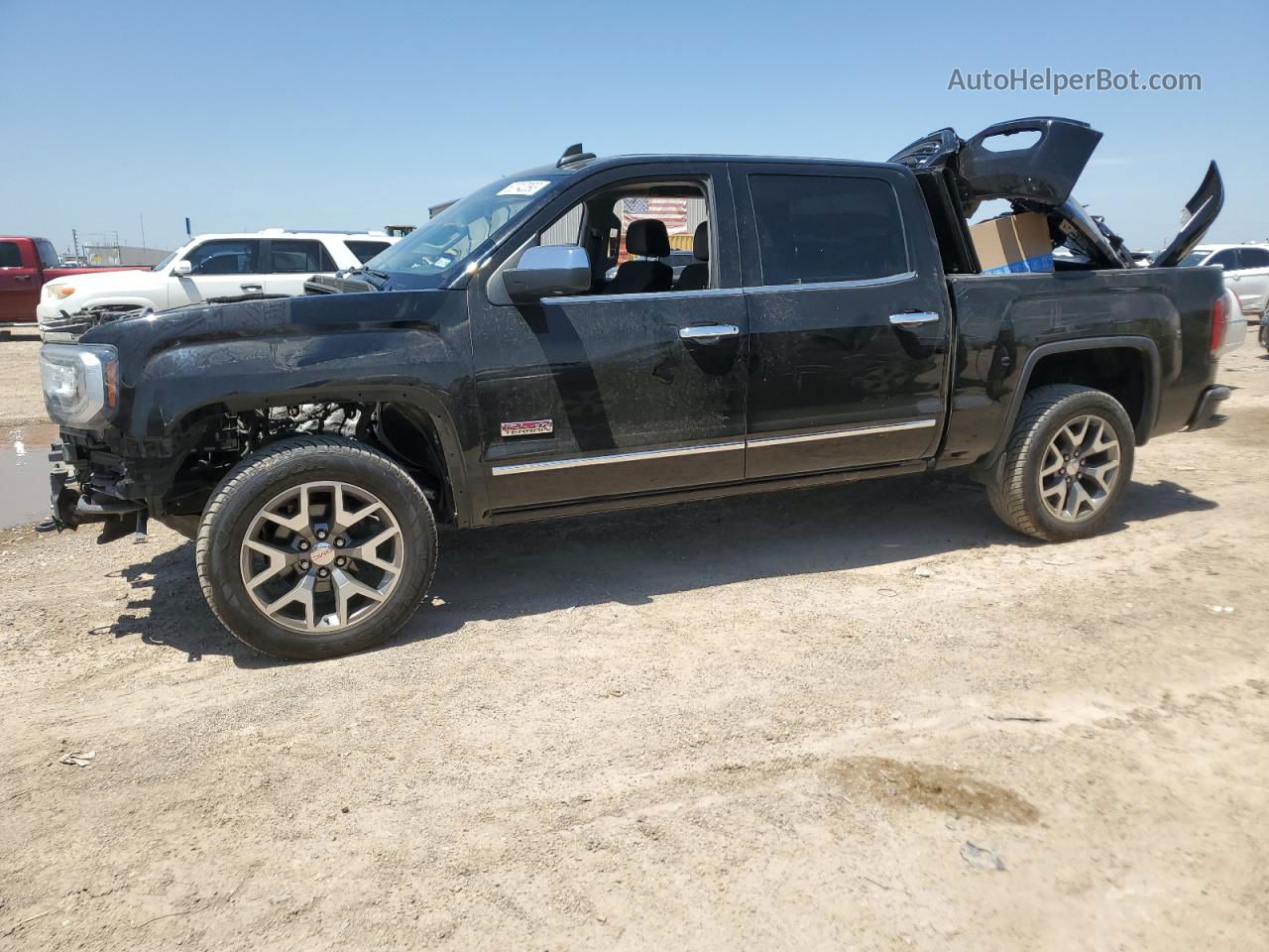 2016 Gmc Sierra K1500 Sle Gray vin: 3GTU2MEC5GG164324