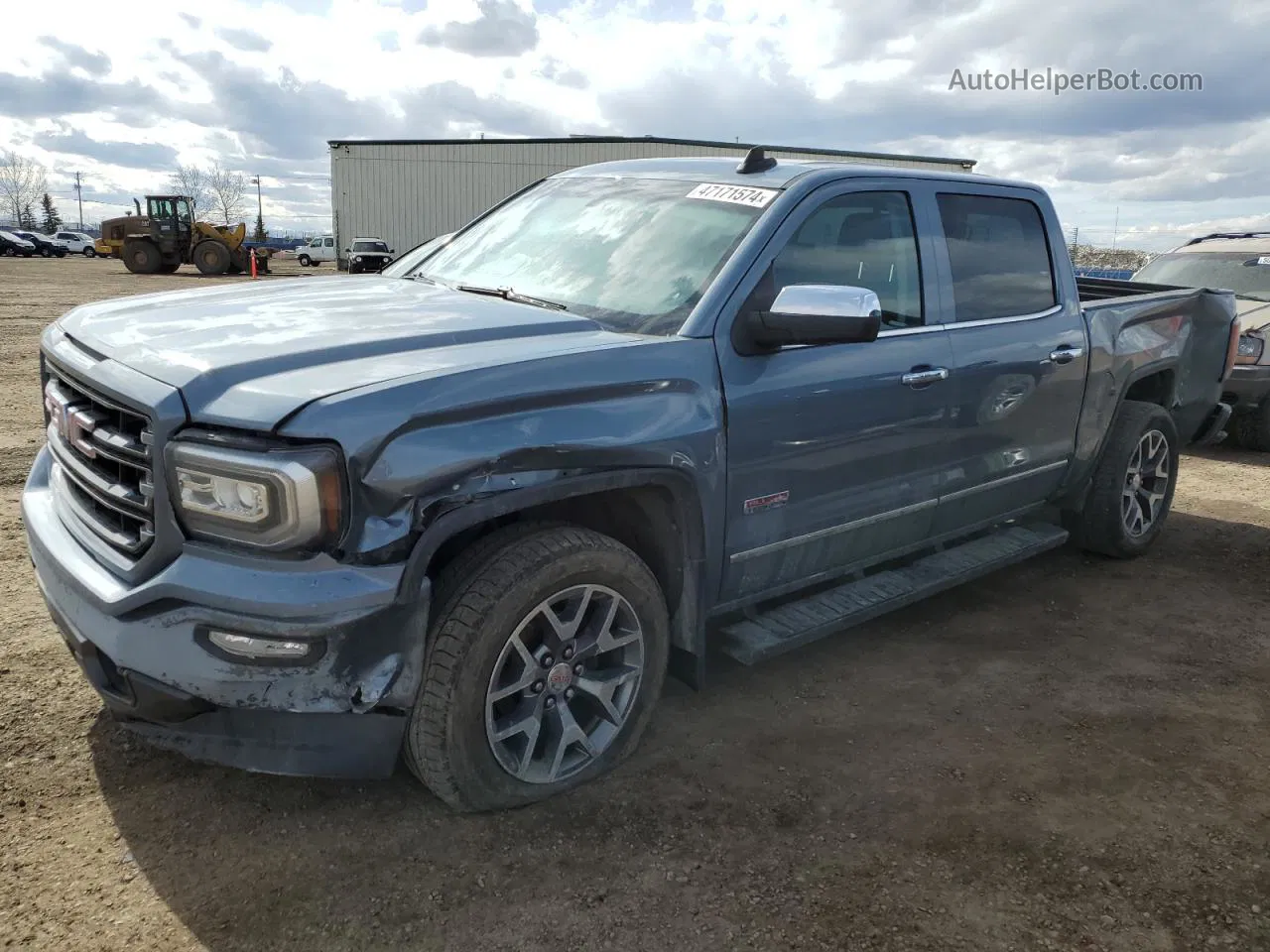 2016 Gmc Sierra K1500 Sle Синий vin: 3GTU2MEC7GG290328