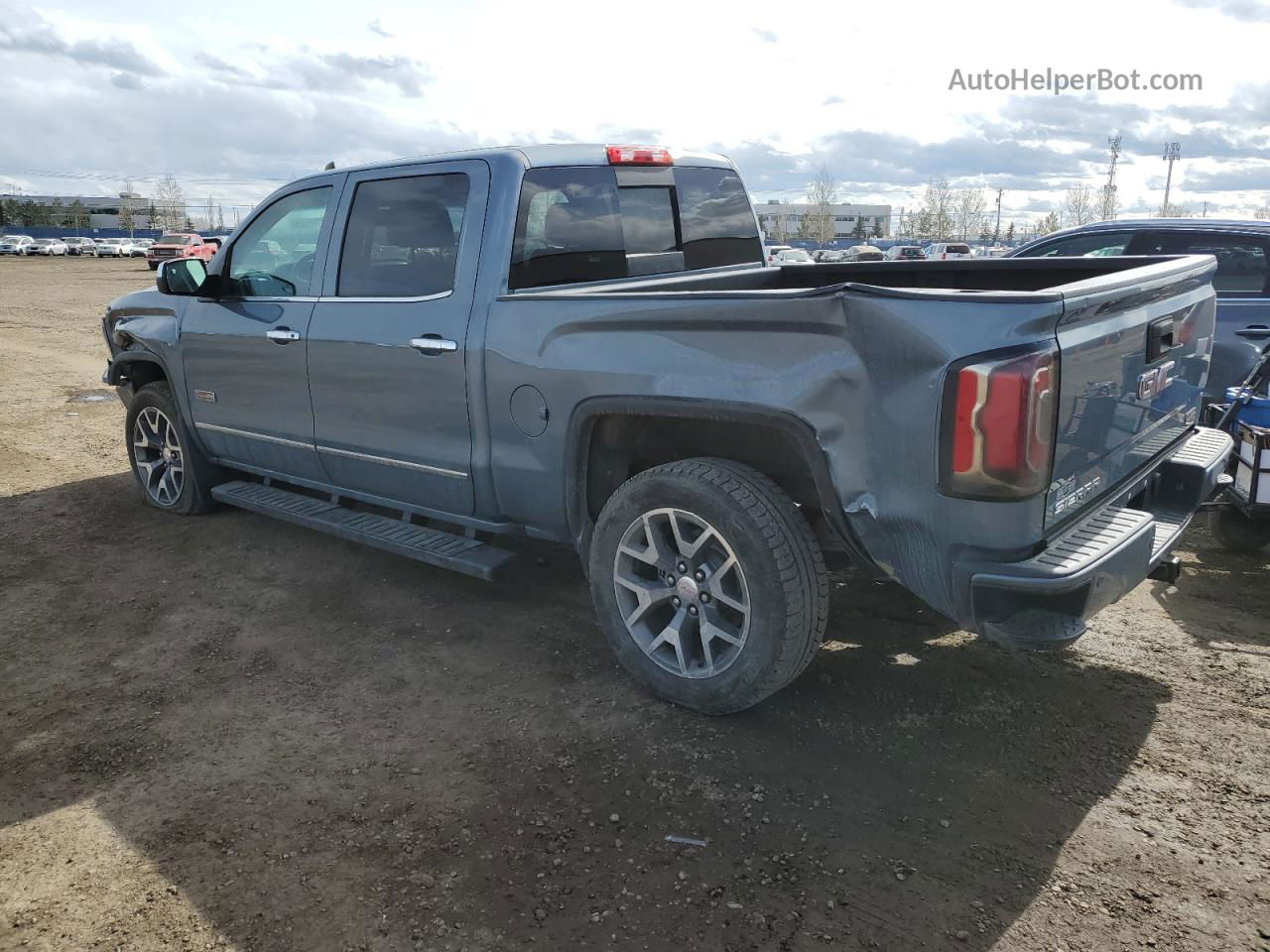 2016 Gmc Sierra K1500 Sle Blue vin: 3GTU2MEC7GG290328