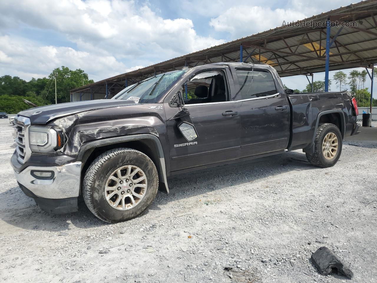 2016 Gmc Sierra K1500 Sle Black vin: 3GTU2MEC8GG102528