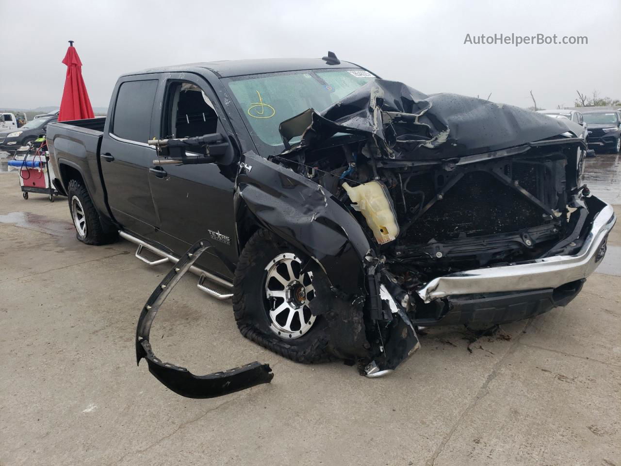 2016 Gmc Sierra K1500 Sle Black vin: 3GTU2MEC8GG248279