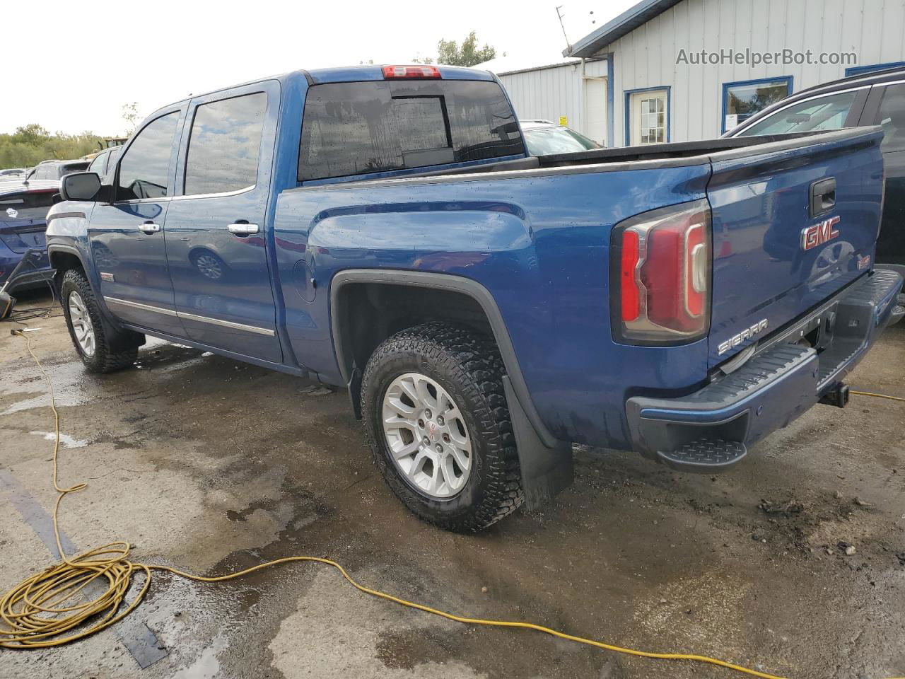 2016 Gmc Sierra K1500 Sle Blue vin: 3GTU2MEC8GG264272