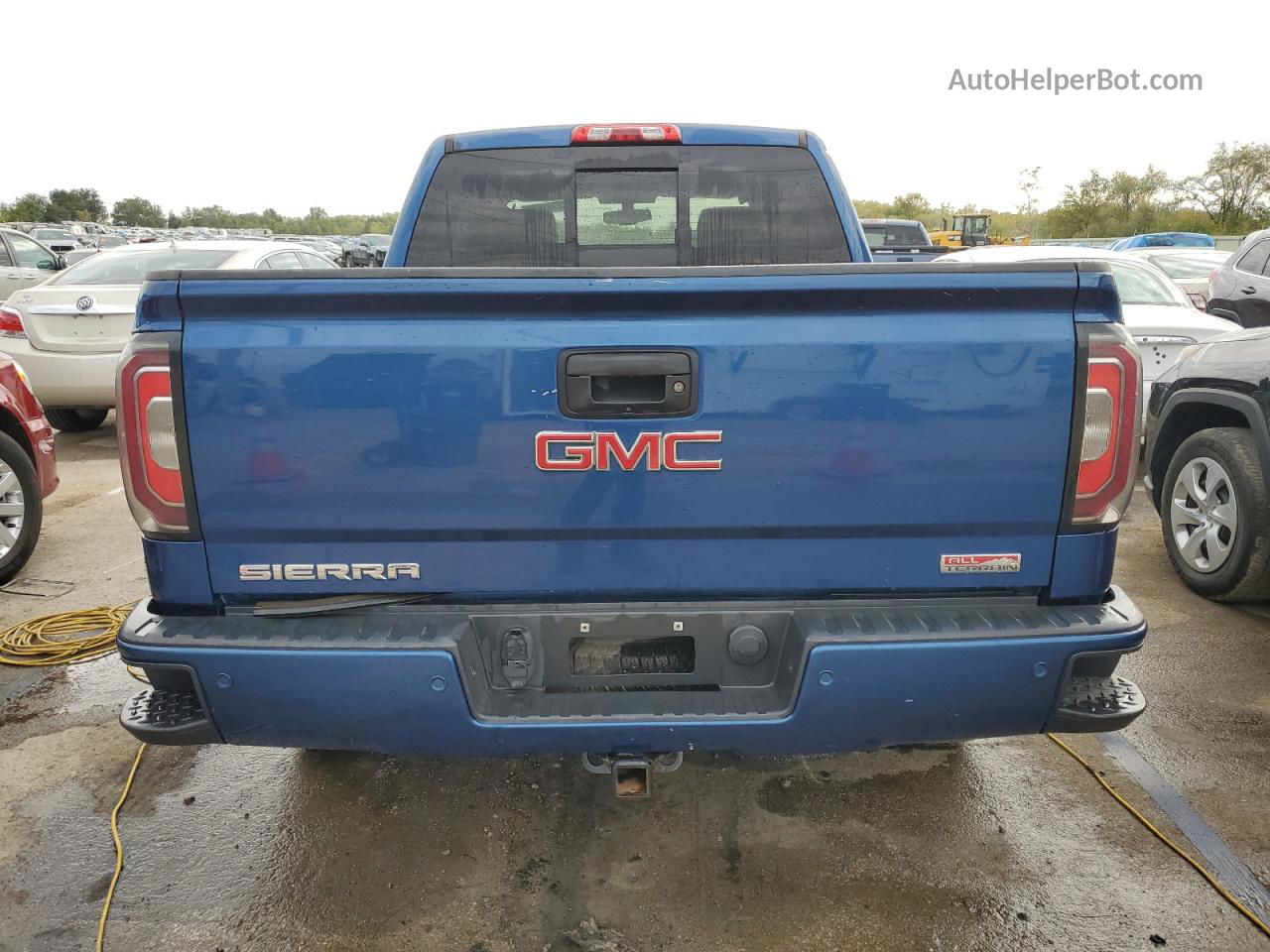 2016 Gmc Sierra K1500 Sle Blue vin: 3GTU2MEC8GG264272