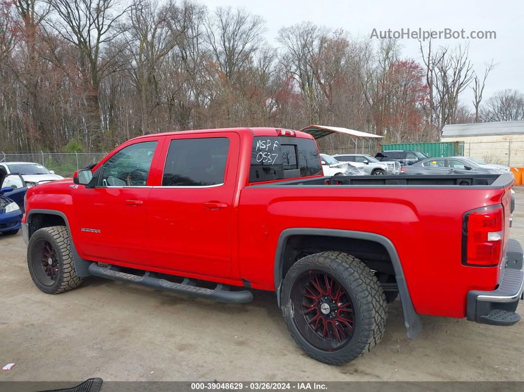 2016 Gmc Sierra 1500 Sle Red vin: 3GTU2MEC8GG310537