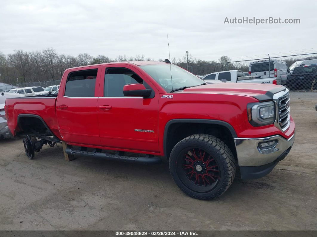 2016 Gmc Sierra 1500 Sle Red vin: 3GTU2MEC8GG310537