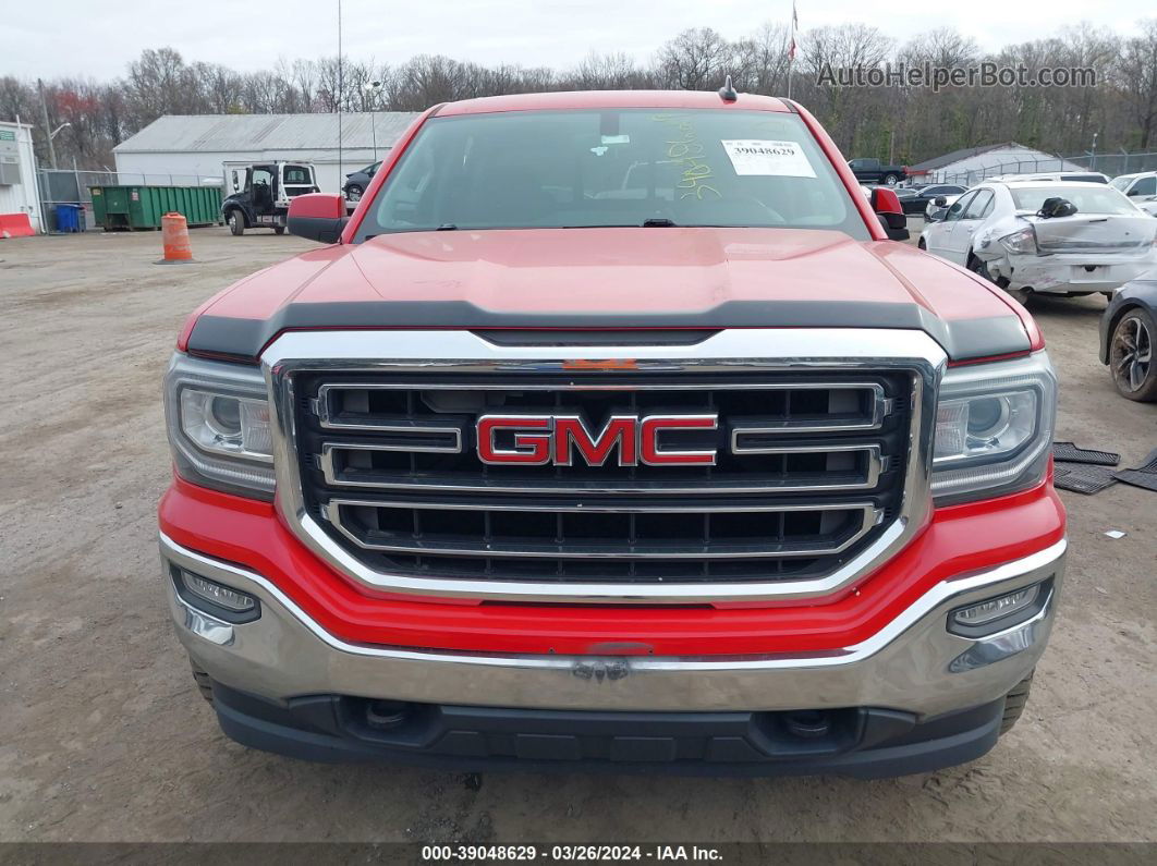 2016 Gmc Sierra 1500 Sle Red vin: 3GTU2MEC8GG310537