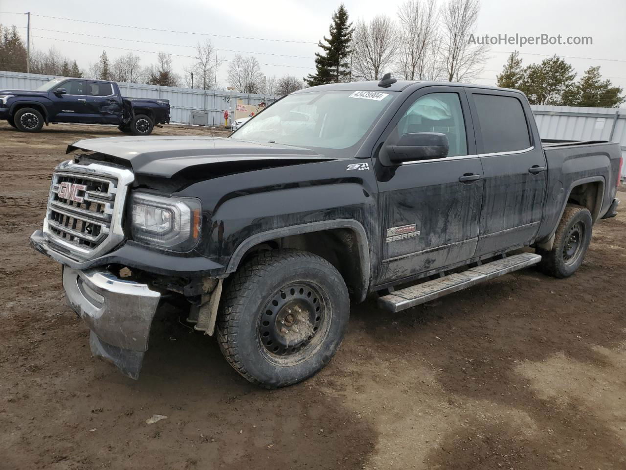 2016 Gmc Sierra K1500 Sle Black vin: 3GTU2MEC8GG382354