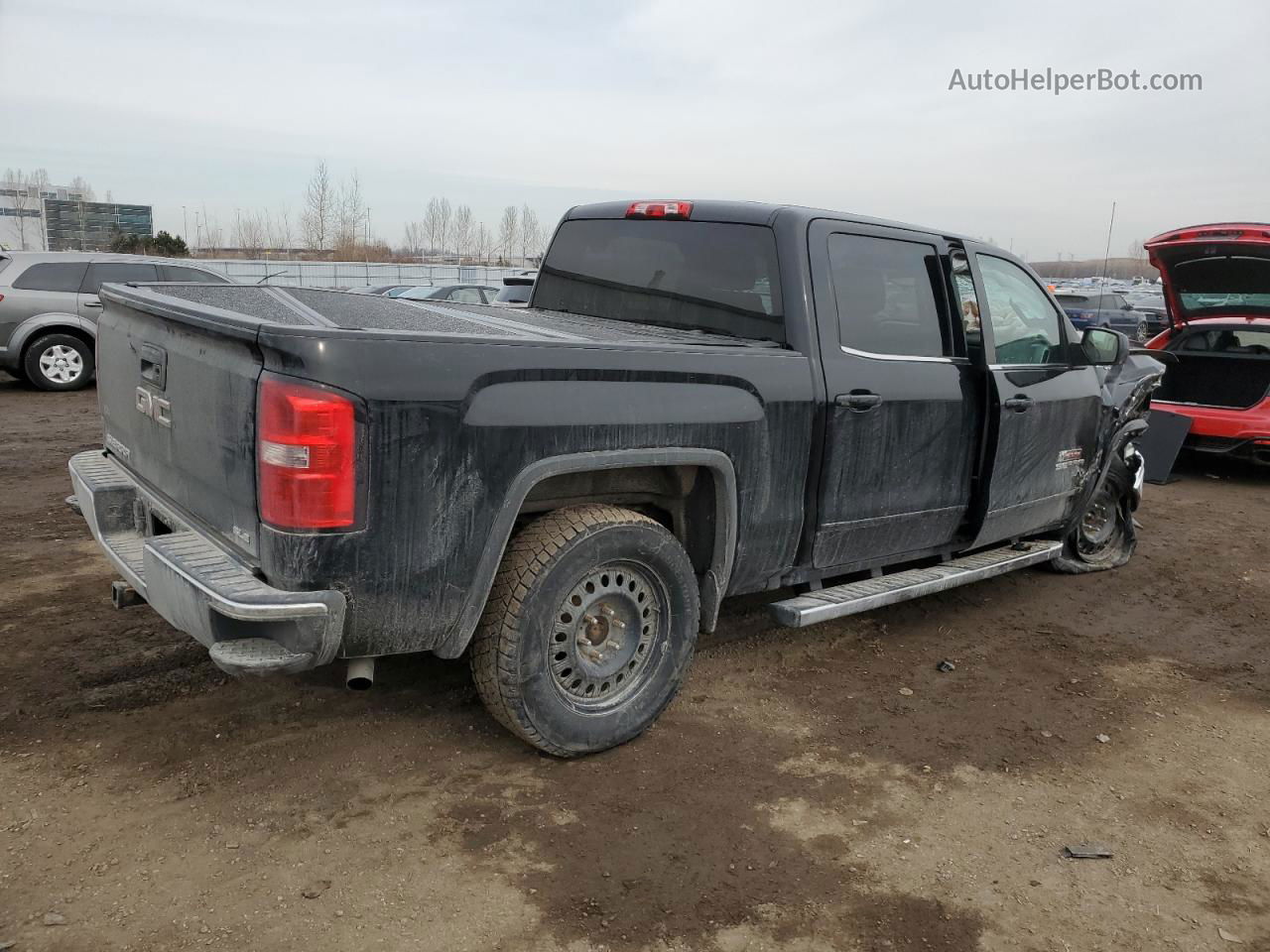 2016 Gmc Sierra K1500 Sle Black vin: 3GTU2MEC8GG382354