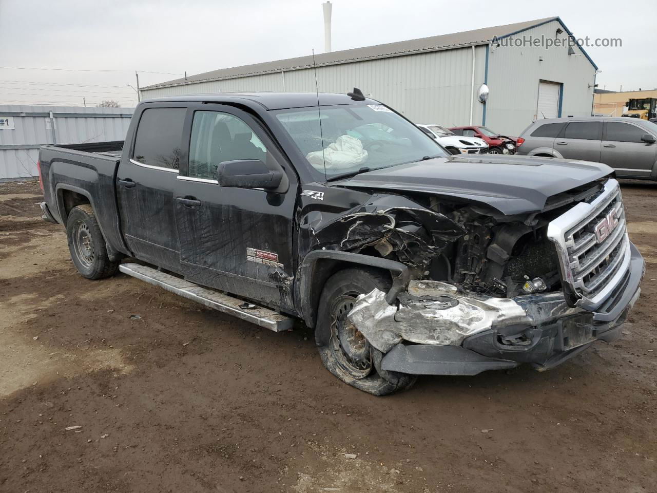 2016 Gmc Sierra K1500 Sle Black vin: 3GTU2MEC8GG382354