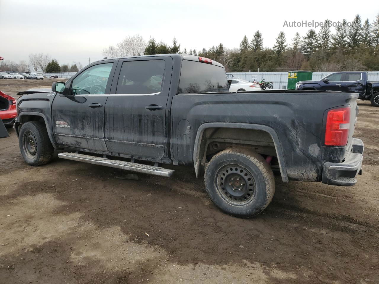 2016 Gmc Sierra K1500 Sle Black vin: 3GTU2MEC8GG382354