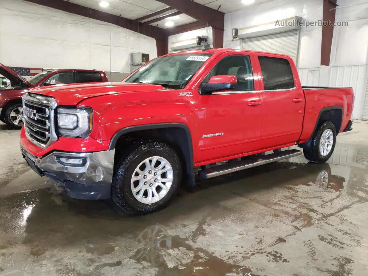 2016 Gmc Sierra K1500 Sle Красный vin: 3GTU2MEC9GG121055