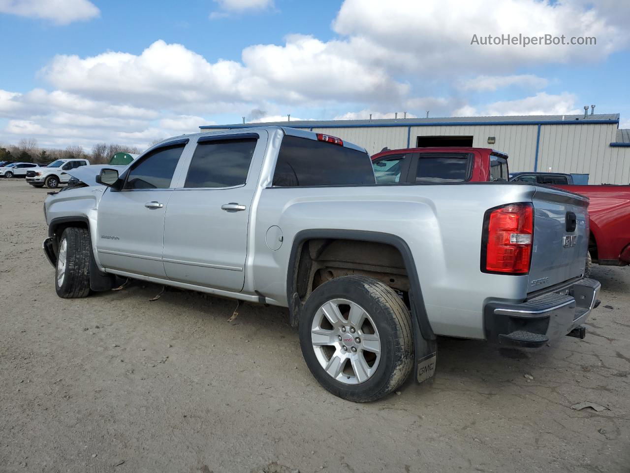 2016 Gmc Sierra K1500 Sle Серебряный vin: 3GTU2MEC9GG170871