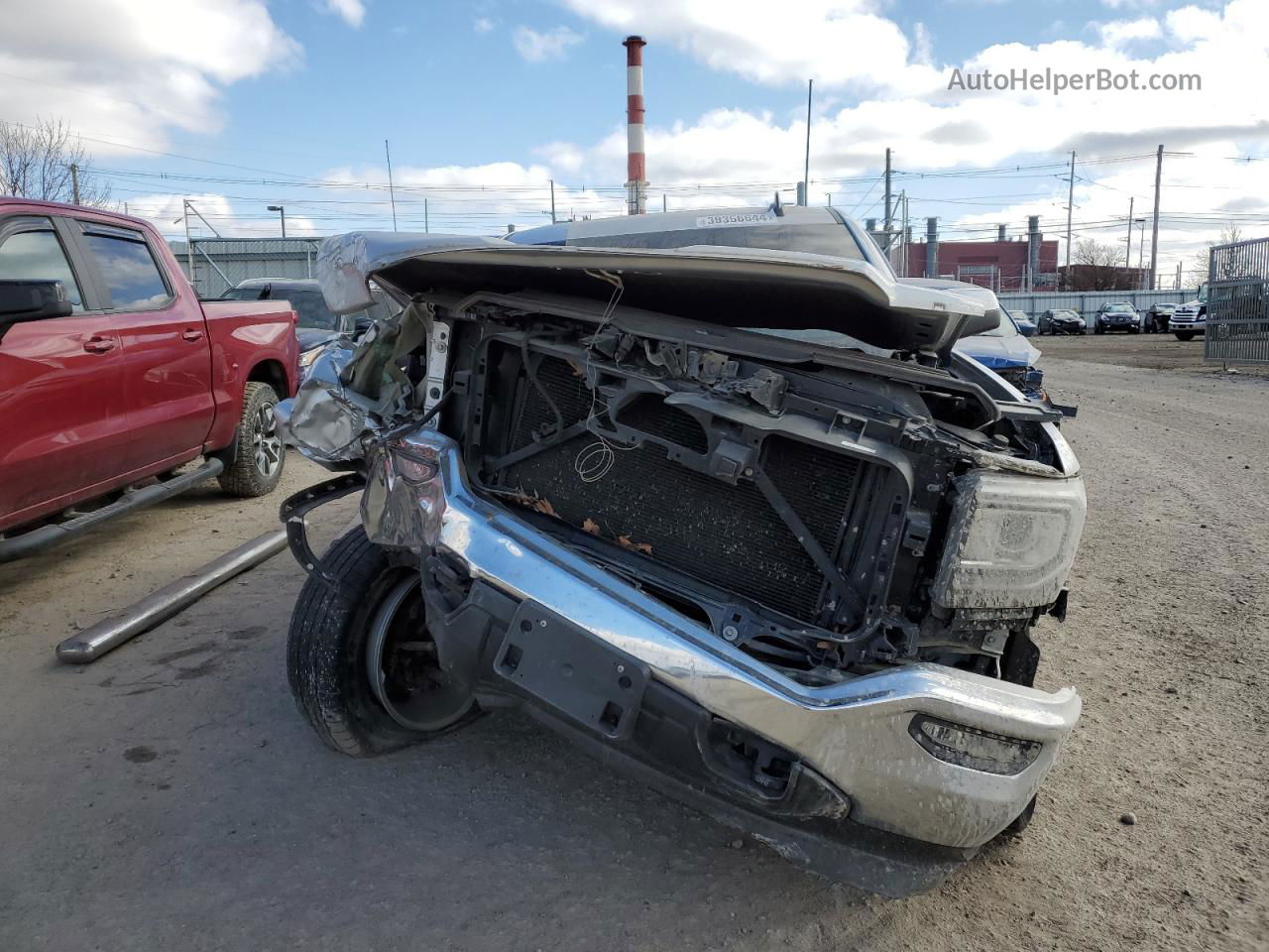 2016 Gmc Sierra K1500 Sle Silver vin: 3GTU2MEC9GG170871