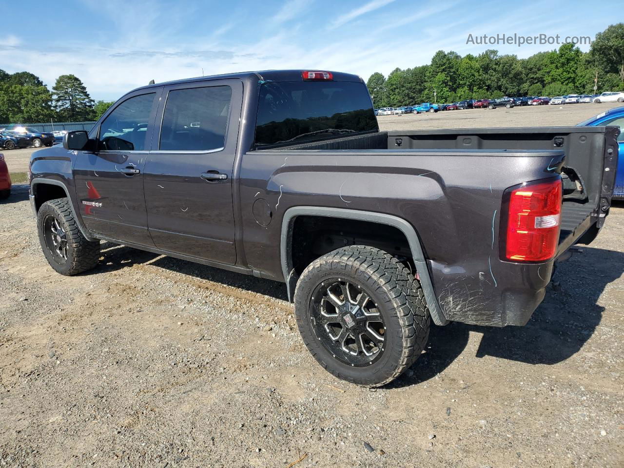 2016 Gmc Sierra K1500 Sle Серый vin: 3GTU2MEC9GG309476