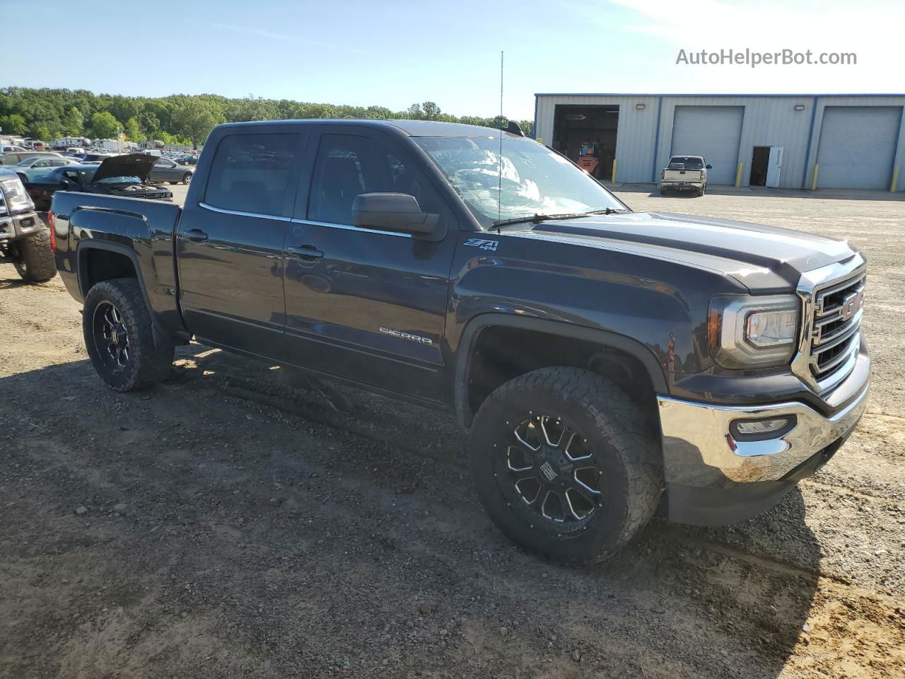 2016 Gmc Sierra K1500 Sle Серый vin: 3GTU2MEC9GG309476