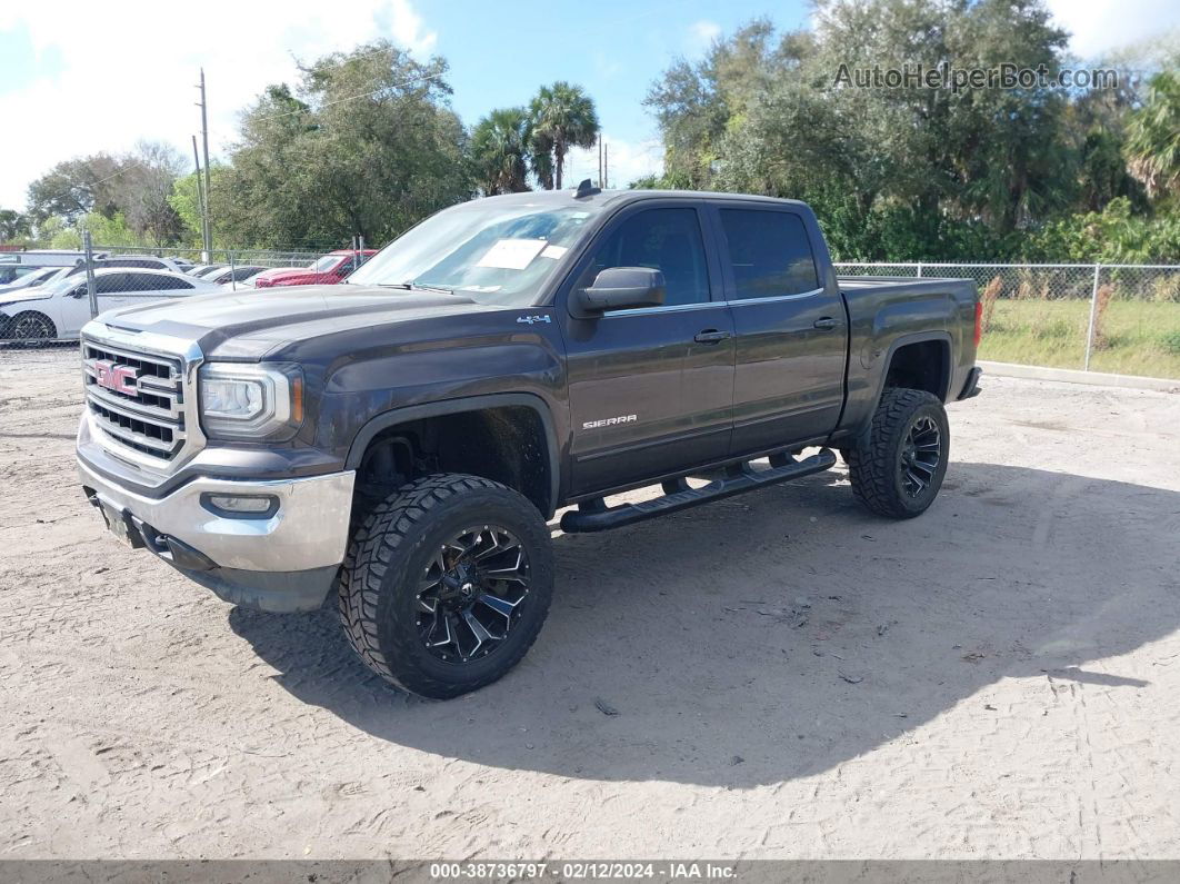 2016 Gmc Sierra 1500 Sle Gray vin: 3GTU2MEH1GG247132